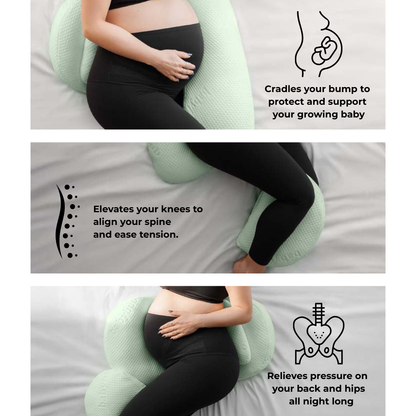 BumpBalance™️ Supportive Pregnancy Pillow